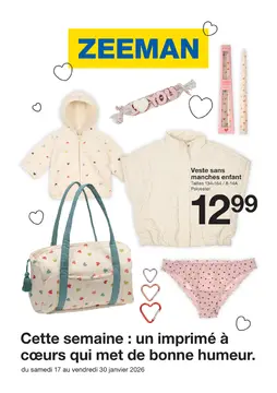 Zeeman couverture de brochure