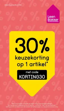 Leen Bakker folder voorblad