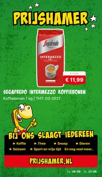 De Prijshamer folder voorblad