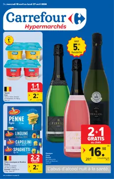 Carrefour couverture de brochure