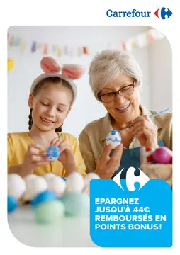 Carrefour couverture de brochure