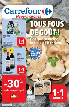 Carrefour couverture de brochure