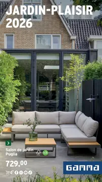 GAMMA Jardin plaisir couverture de brochure