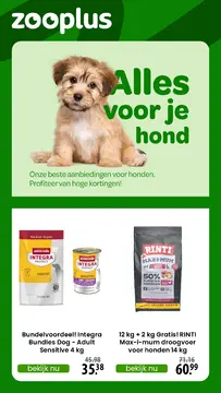 Zooplus folder voorblad
