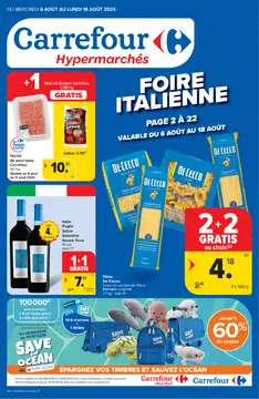 Carrefour couverture de brochure