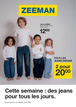 Zeeman couverture de brochure