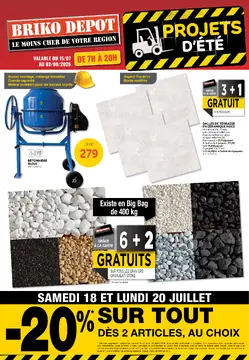 Briko Depot couverture de brochure