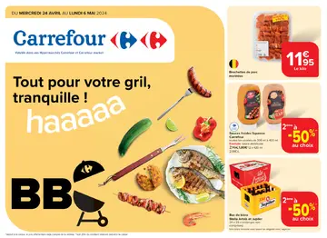 Carrefour couverture de brochure