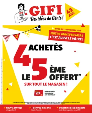 GiFi couverture de brochure