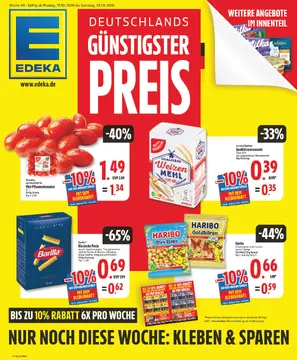 EDEKA DE folder voorblad
