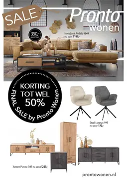 Pronto Wonen folder voorblad