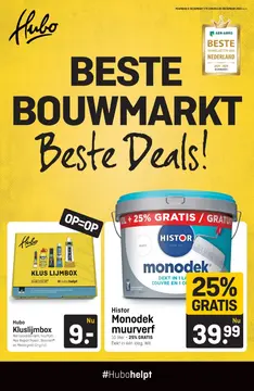 Hubo folder voorblad