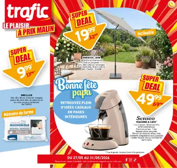 Trafic couverture de brochure