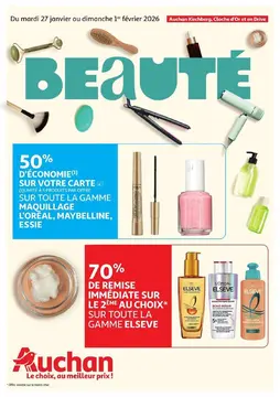 Auchan couverture de brochure