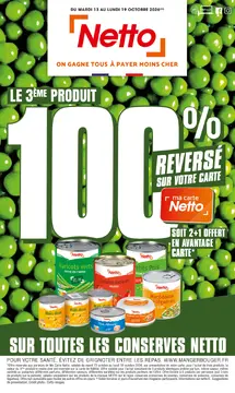 Netto couverture de brochure