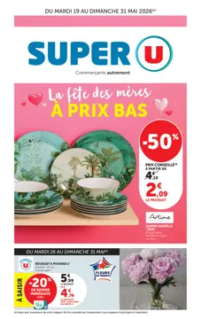 Super U couverture de brochure