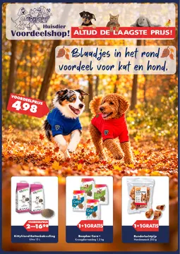 Huisdiervoordeelshop folder voorblad