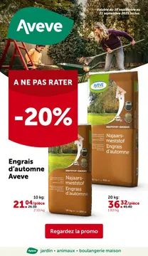 Aveve couverture de brochure