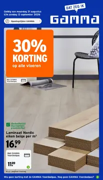 GAMMA folder voorblad