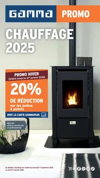 GAMMA Chauffage couverture de brochure