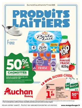 Auchan Roncq couverture de brochure