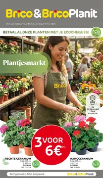 Brico&BricoPlanit Plantjesmarkt folder voorblad