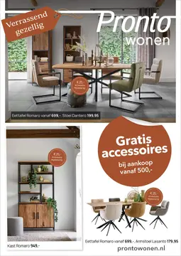 Pronto Wonen folder voorblad