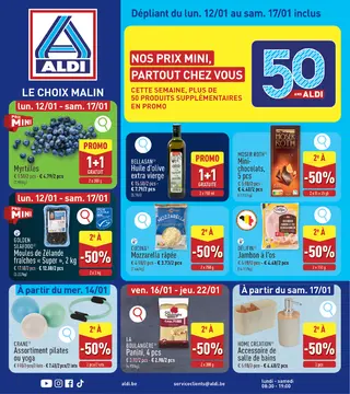 ALDI couverture de brochure