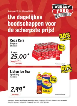 Budget Food folder voorblad