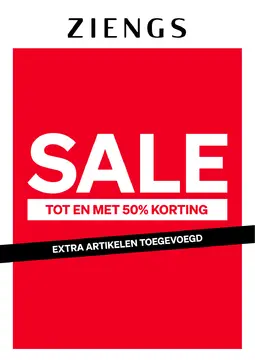 Ziengs Schoenen folder voorblad