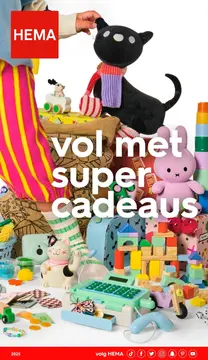 HEMA Sintmagazine folder voorblad