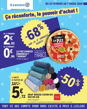 E.Leclerc couverture de brochure