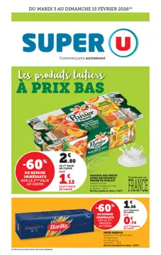 Super U couverture de brochure