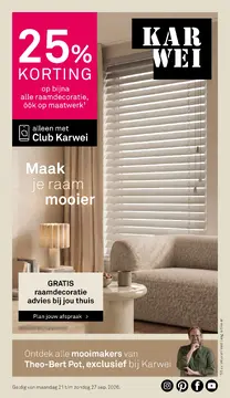 Karwei folder voorblad