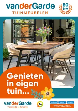 Van der Garde Tuinmeubelen folder voorblad