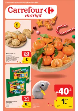 Carrefour Market couverture de brochure