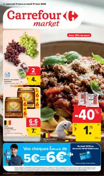 Carrefour Market couverture de brochure