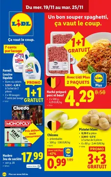 Lidl couverture de brochure