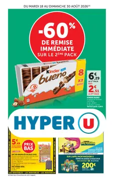 Hyper U couverture de brochure