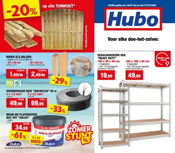 Hubo folder voorblad