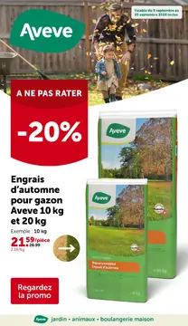 Aveve couverture de brochure