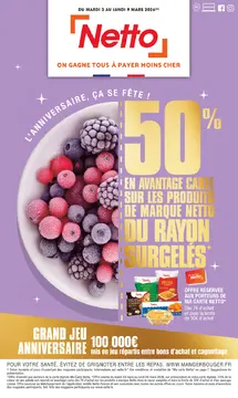 Netto couverture de brochure