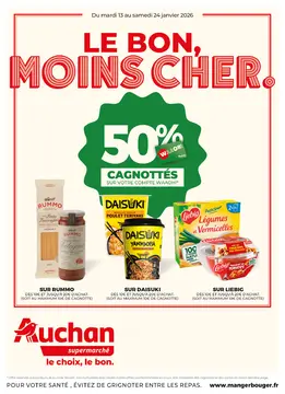 Auchan couverture de brochure