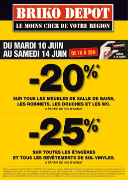 Briko Depot couverture de brochure