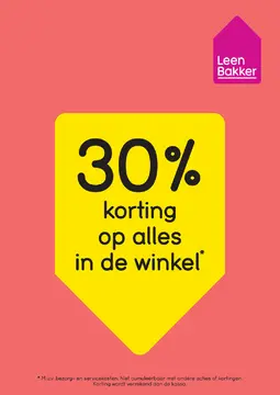 Leen Bakker folder voorblad