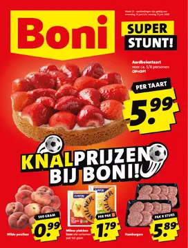 Boni folder voorblad