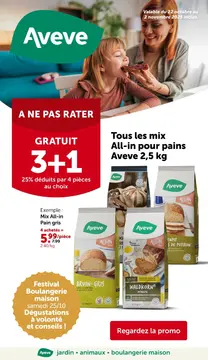 Aveve couverture de brochure