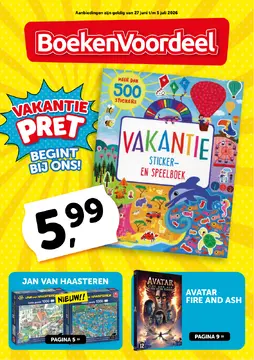 BoekenVoordeel folder voorblad