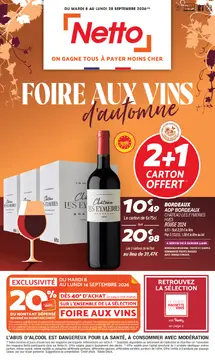Netto couverture de brochure