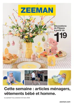 Zeeman couverture de brochure